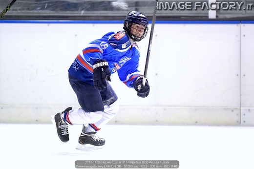 2017-11-29 Hockey Como U17-Valpellice 0832 Andrea Tulliani